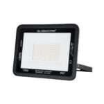 GLOBOSTAR® ATLAS 61427 Προβολέας LED 100W 11500lm 120° AC 220-240V Αδιάβροχο IP67 Θερμό Λευκό 2700K - Lumileds SMD Chip - TÜV Rheinland Certified - Μαύρο Ματ - Μ27 x Π4 x Υ21cm - 5 Χρόνια Εγγύηση - Image 2