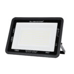 GLOBOSTAR® ATLAS 61429 Προβολέας LED 150W 18000lm 120° AC 220-240V Αδιάβροχο IP67 Φυσικό Λευκό Ματ 4500K - Lumileds SMD Chip - TÜV Rheinland Certified - Μαύρο Ματ - Μ32 x Π4 x Υ23cm - 5 Χρόνια Εγγύηση - Image 2