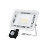 GLOBOSTAR® AURORA 64440 Προβολέας με Ανιχνευτή PIR / Αισθητήρα Κίνησης LED 30W 3750lm 120° AC 220-240V Αδιάβροχο IP67 Ψυχρό Λευκό 6000K - Lumileds SMD Chip - TÜV Rheinland Certified - Λευκό Ματ - Μ16 x Π5 x Υ17.5cm - 3 Χρόνια Εγγύηση - Image 2