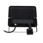 GLOBOSTAR® AURORA 61441 Προβολέας με Ανιχνευτή PIR / Αισθητήρα Κίνησης LED 50W 6250lm 120° AC 220-240V Αδιάβροχο IP67 Ψυχρό Λευκό 6000K - Lumileds SMD Chip - TÜV Rheinland Certified - Μαύρο Ματ - Μ21 x Π5 x Υ21cm - 3 Χρόνια Εγγύηση - Image 5