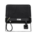GLOBOSTAR® AURORA 61443 Προβολέας με Ανιχνευτή PIR / Αισθητήρα Κίνησης LED 100W 12500lm 120° AC 220-240V Αδιάβροχο IP67 Ψυχρό Λευκό 6000K - Lumileds SMD Chip - TÜV Rheinland Certified - Μαύρο Ματ - Μ25 x Π6.5 x Υ27.5cm - 3 Χρόνια Εγγύηση - Image 5