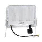 GLOBOSTAR® AURORA 61444 Προβολέας με Ανιχνευτή PIR / Αισθητήρα Κίνησης LED 100W 12500lm 120° AC 220-240V Αδιάβροχο IP67 Ψυχρό Λευκό 6000K - Lumileds SMD Chip - TÜV Rheinland Certified - Λευκό Ματ - Μ25 x Π6.5 x Υ27.5cm - 3 Χρόνια Εγγύηση - Image 5