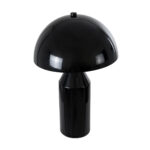 GLOBOSTAR® URANUS-S 61449 Μοντέρνο Επιτραπέζιο Φωτιστικό Πορτατίφ με Ντουί 2 x E27 AC 220-240V IP20 - Μαύρο - Μ25 x Π25 x Υ39cm - Image 5