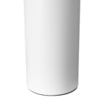 GLOBOSTAR® URANUS-S 61450 Μοντέρνο Επιτραπέζιο Φωτιστικό Πορτατίφ με Ντουί 2 x E27 AC 220-240V IP20 - Λευκό - Μ25 x Π25 x Υ39cm - Image 6
