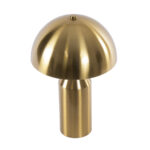 GLOBOSTAR® URANUS-S 61451 Μοντέρνο Επιτραπέζιο Φωτιστικό Πορτατίφ με Ντουί 2 x E27 AC 220-240V IP20 - Χρυσό - Μ25 x Π25 x Υ39cm - Image 4