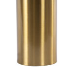 GLOBOSTAR® URANUS-S 61451 Μοντέρνο Επιτραπέζιο Φωτιστικό Πορτατίφ με Ντουί 2 x E27 AC 220-240V IP20 - Χρυσό - Μ25 x Π25 x Υ39cm - Image 5