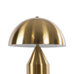 GLOBOSTAR® URANUS-S 61451 Μοντέρνο Επιτραπέζιο Φωτιστικό Πορτατίφ με Ντουί 2 x E27 AC 220-240V IP20 - Χρυσό - Μ25 x Π25 x Υ39cm - Image 6