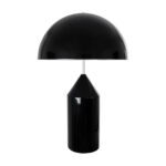 GLOBOSTAR® URANUS-L 61457 Μοντέρνο Επιτραπέζιο Φωτιστικό Πορτατίφ με Ντουί 2 x E27 AC 220-240V IP20 - Μαύρο - Μ50 x Π50 x Υ77cm - Image 4