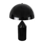 GLOBOSTAR® URANUS-L 61457 Μοντέρνο Επιτραπέζιο Φωτιστικό Πορτατίφ με Ντουί 2 x E27 AC 220-240V IP20 - Μαύρο - Μ50 x Π50 x Υ77cm - Image 5