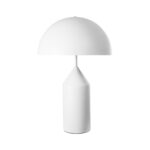 GLOBOSTAR® URANUS-L 61458 Μοντέρνο Επιτραπέζιο Φωτιστικό Πορτατίφ με Ντουί 2 x E27 AC 220-240V IP20 - Λευκό - Μ50 x Π50 x Υ77cm - Image 4