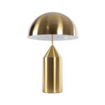 GLOBOSTAR® URANUS-L 61459 Μοντέρνο Επιτραπέζιο Φωτιστικό Πορτατίφ με Ντουί 2 x E27 AC 220-240V IP20 - Χρυσό - Μ50 x Π50 x Υ77cm - Image 2