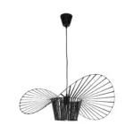 GLOBOSTAR® LUMINOVA 61464 Μοντέρνο Κρεμαστό Φωτιστικό Οροφής με Ντουί 1 x E27 AC 220-240V IP20 - Μαύρο - Μ60 x Π60 x Υ25cm - Image 4