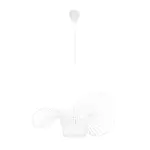 GLOBOSTAR® LUMINOVA 61465 Μοντέρνο Κρεμαστό Φωτιστικό Οροφής με Ντουί 1 x E27 AC 220-240V IP20 - Λευκό - Μ60 x Π60 x Υ25cm - Image 4