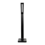GLOBOSTAR® TEBLA 60481 Μοντέρνο Επιτραπέζιο Φωτιστικό Γραφείου LED 5W 500lm 120° AC 220-240V IP20 Ρυθμιζόμενο Λευκό CCT με Αφή 2700K/4500K/6000K Dimmable - Bridgelux SMD Chip - Μαύρο - Μ11 x Π31 x Υ52cm - 2 Χρόνια Εγγύηση - Image 4