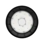 GLOBOSTAR® INDUSTRY 61500 Βιομηχανικό Φωτιστικό Καμπάνα High Bay UFO LED 100W 15000lm SDCM<5 90° AC 85-265V Αδιάβροχο IP65 IK08 Φυσικό Λευκό 5000K - 175 x Sanan Opto SMD Chip & TÜV SÜD Driver - Μαύρο Χυτό Αλουμίνιο - Μ26.5 x Π26.5 x Υ15cm - 5 Χρόνια Εγγύηση - Image 6