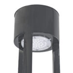 GloboStar® CANCUN 61509 Urban Light Φωτιστικό Πάρκου - Πλατείας - Κήπου Ύψους 2 μέτρων LED 40W 5440lm 60° AC100-240VAC IP67 IK09 - D15.5 x H200cm - Anthracite Grey - Φυσικό Λευκό 4000K - LUMILEDS - MEAN WELL DRIVER - 5 Years Warranty - Image 4