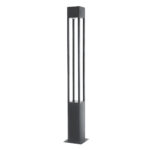 GLOBOSTAR® MONTERREY 61511 Φωτιστικό Urban Πλατείας/Πάρκου LED 40W 5440lm 60° AC 220-240V Αδιάβροχο IP65 Φυσικό Λευκό 5000K - Lumileds SMD Chip & Mean Well TÜV Driver - Γκρι Ανθρακί Ματ - Μ20 x Π20 x Υ200cm - 5 Χρόνια Εγγύηση - Image 3