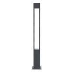 GLOBOSTAR® MONTERREY 61511 Φωτιστικό Urban Πλατείας/Πάρκου LED 40W 5440lm 60° AC 220-240V Αδιάβροχο IP65 Φυσικό Λευκό 5000K - Lumileds SMD Chip & Mean Well TÜV Driver - Γκρι Ανθρακί Ματ - Μ20 x Π20 x Υ200cm - 5 Χρόνια Εγγύηση - Image 4