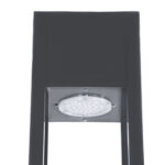 GLOBOSTAR® MONTERREY 61511 Φωτιστικό Urban Πλατείας/Πάρκου LED 40W 5440lm 60° AC 220-240V Αδιάβροχο IP65 Φυσικό Λευκό 5000K - Lumileds SMD Chip & Mean Well TÜV Driver - Γκρι Ανθρακί Ματ - Μ20 x Π20 x Υ200cm - 5 Χρόνια Εγγύηση - Image 5