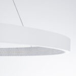 GLOBOSTAR® DIAMOND 61521 Μοντέρνο Κρεμαστό Φωτιστικό Οροφής LED 67W 7504lm 360° AC 220-240V IP20 Ρυθμιζόμενο Λευκό CCT με Χειριστήριο από 2700K έως 6000K Dimmable - Lumileds SMD Chip - Λευκό Ματ - Μ80 x Π80 x Υ110cm - 3 Χρόνια Εγγύηση - Image 6