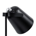 GLOBOSTAR® PENCASE 61563 Μοντέρνο Επιτραπέζιο Φωτιστικό Πορτατίφ με Ντουί 1 x E27 AC 220-240V IP20 - Μαύρο - Μ12 x Π15 x Υ38cm - Image 5