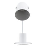 GLOBOSTAR® PENCASE 61564 Μοντέρνο Επιτραπέζιο Φωτιστικό Πορτατίφ με Ντουί 1 x E27 AC 220-240V IP20 - Λευκό - Μ12 x Π15 x Υ38cm - Image 3