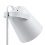 GLOBOSTAR® PENCASE 61564 Μοντέρνο Επιτραπέζιο Φωτιστικό Πορτατίφ με Ντουί 1 x E27 AC 220-240V IP20 - Λευκό - Μ12 x Π15 x Υ38cm - Image 5