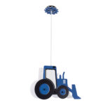 GLOBOSTAR® TRACTOR 61580 Παιδικό Κρεμαστό Φωτιστικό Οροφής με Ντουί 1 x E27 AC 220-240V IP20 - Πολύχρωμο - Μ40 x Π15.5 x Υ26.5cm - Image 4