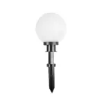 GLOBOSTAR® AGROS 61593 Φωτιστικό Κήπου / Καρφωτό με Ντουί 1 x E27 AC 220-240V Αδιάβροχο IP65 - Λευκό & Μάυρο - Μ20 x Π20 x Υ54cm - Image 3