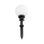GLOBOSTAR® AGROS 61593 Φωτιστικό Κήπου / Καρφωτό με Ντουί 1 x E27 AC 220-240V Αδιάβροχο IP65 - Λευκό & Μάυρο - Μ20 x Π20 x Υ54cm - Image 4
