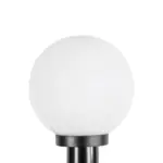 GLOBOSTAR® AGROS 61593 Φωτιστικό Κήπου / Καρφωτό με Ντουί 1 x E27 AC 220-240V Αδιάβροχο IP65 - Λευκό & Μάυρο - Μ20 x Π20 x Υ54cm - Image 5