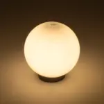 GLOBOSTAR® AGROS 61594 Φωτιστικό Κήπου με Ντουί 1 x E27 AC 220-240V Αδιάβροχο IP65 - Λευκό & Μάυρο - Μ20 x Π20 x Υ22cm - Image 3