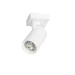 kelvo® SPOTA KLV-101-0135 Κινούμενο Φωτιστικό Σποτ Οροφής για Λάμπα MR16 με Ντουί GU10 AC 220-240V IP20 - Λευκό Ματ - Μ7 x Π6 x Υ14cm - Image 3