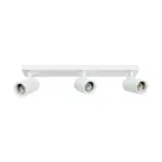 kelvo® SPOTA KLV-101-0139 Κινούμενο Φωτιστικό Σποτ Οροφής για 3 Λάμπες MR16 με Ντουί GU10 AC 220-240V IP20 - Λευκό Ματ - Μ48 x Π6.2 x Υ14cm - Image 5