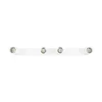 kelvo® SPOTA KLV-101-0141 Κινούμενο Φωτιστικό Σποτ Οροφής για 4 Λάμπες MR16 με Ντουί GU10 AC 220-240V IP20 - Λευκό Ματ - Μ64 x Π6 x Υ14cm - Image 6