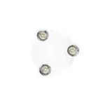 kelvo® SPOTA KLV-101-0145 Κινούμενο Φωτιστικό Σποτ Οροφής για 3 Λάμπες MR16 με Ντουί GU10 AC 220-240V IP20 - Λευκό Ματ - Μ19 x Π19 x Υ14cm - Image 6