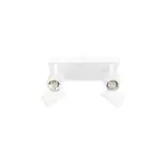 kelvo® SPOTA KLV-101-0147 Κινούμενο Φωτιστικό Σποτ Οροφής για 4 Λάμπες MR16 με Ντουί GU10 AC 220-240V IP20 - Λευκό Ματ - Μ26 x Π26 x Υ14cm - Image 4