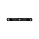 kelvo® SPOTA KLV-101-0138 Κινούμενο Φωτιστικό Σποτ Οροφής για 3 Λάμπες MR16 με Ντουί GU10 AC 220-240V IP20 - Μαύρο Ματ - Μ48 x Π6.2 x Υ14cm - Image 6