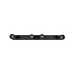 kelvo® SPOTA KLV-101-0140 Κινούμενο Φωτιστικό Σποτ Οροφής για 4 Λάμπες MR16 με Ντουί GU10 AC 220-240V IP20 - Μαύρο Ματ - Μ64 x Π6 x Υ14cm - Image 6