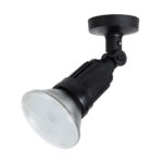GloboStar® GRASEDO 61615 Βάση Κήπου με Ντουί E27 για Λάμπα Σποτ PAR38 - Αδιάβροχη IP67 - Υψηλής Αντοχής ABS - VDE Certified - Φ9.5 x Υ22cm - Μαύρο - 5 Years Warranty - Image 3