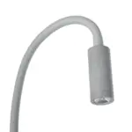 GLOBOSTAR® GOOSE 61689 Μοντέρνο Φωτιστικό Τοίχου - Απλίκα Ξενοδοχείου Reading Light LED 3W 300lm 36° AC 220-240V IP20 Θερμό Λευκό 2700K - CREE XPE Chip & TÜV SÜD Driver - Γκρι Ανθρακί Ματ - Μ6.5 x Π15 x Υ24.5cm - 3 Χρόνια Εγγύηση - Image 5