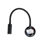 GLOBOSTAR® GOOSE 61690 Μοντέρνο Φωτιστικό Τοίχου - Απλίκα Ξενοδοχείου Reading Light LED 3W 300lm 36° AC 220-240V IP20 Θερμό Λευκό 2700K - CREE XPE Chip & TÜV SÜD Driver - Μαύρο Ματ - Μ6.5 x Π15 x Υ24.5cm - 3 Χρόνια Εγγύηση - Image 6