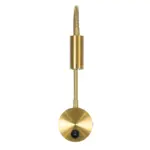 GLOBOSTAR® GOOSE 61692 Μοντέρνο Φωτιστικό Τοίχου - Απλίκα Ξενοδοχείου Reading Light LED 3W 300lm 36° AC 220-240V IP20 Θερμό Λευκό 2700K - CREE XPE Chip & TÜV SÜD Driver - Χρυσό Βούρτσας - Μ6.5 x Π15 xΥ24.5cm - 3 Χρόνια Εγγύηση - Image 4