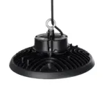 GLOBOSTAR® INDUSTRY 61706 Βιομηχανικό Φωτιστικό Καμπάνα High Bay UFO Τεχνολογίας Smart Group Linkable Control System 2.4Ghz με Αισθητήρα Κίνησης Microwave LED 200W 30000lm SDCM<5 90° AC 85-265V Αδιάβροχο IP65 IK08 Φυσικό Λευκό 5000K - 338 x Sanan Opto SMD Chip & TÜV SÜD Driver - Μαύρο Χυτό Αλουμίνιο - Μ30 x Π30 x Υ16cm - 5 Χρόνια Εγγύηση - Image 5