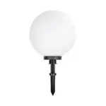 GLOBOSTAR® AGROS 61709 Φωτιστικό Κήπου / Καρφωτό με Ντουί 1 x E27 AC 220-240V Αδιάβροχο IP65 - Λευκό & Μάυρο - Μ40 x Π40 x Υ74cm - Image 3
