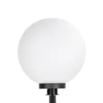 GLOBOSTAR® AGROS 61709 Φωτιστικό Κήπου / Καρφωτό με Ντουί 1 x E27 AC 220-240V Αδιάβροχο IP65 - Λευκό & Μάυρο - Μ40 x Π40 x Υ74cm - Image 5