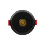 kelvo® PINADO KLV-101-0128 Χωνευτό Φωτιστικό Downlight Σποτ LED 7W 875lm 15° AC 220-240V IP20 Φυσικό Λευκό 4500K - Bridgelux COB Chip & TÜV SÜD Driver - Μαύρο Ματ - Μ8.3 x Π8.3 x Υ8.2cm / Q7.3cm - 5 Χρόνια Εγγύηση - Image 4