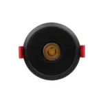 kelvo® PINADO KLV-101-0126 Χωνευτό Φωτιστικό Downlight Σποτ LED 7W 840lm 15° AC 220-240V IP20 Θερμό Λευκό 2700K - Bridgelux COB Chip & TÜV SÜD Driver - Μαύρο Ματ - Μ8.3 x Π8.3 x Υ8.2cm / Q7.3cm - 5 Χρόνια Εγγύηση - Image 4