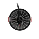 kelvo® PINADO KLV-101-0126 Χωνευτό Φωτιστικό Downlight Σποτ LED 7W 840lm 15° AC 220-240V IP20 Θερμό Λευκό 2700K - Bridgelux COB Chip & TÜV SÜD Driver - Μαύρο Ματ - Μ8.3 x Π8.3 x Υ8.2cm / Q7.3cm - 5 Χρόνια Εγγύηση - Image 5