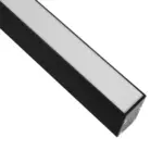 GLOBOSTAR® ALP-LINEAR LUMILINE 61764-3M Επιφανειακό / Κρεμαστό / Επιτοίχιο Προφίλ Αλουμινίου με Λευκό Γαλακτερό Πατητό Κάλυμμα για Ταινίες LED IP20 - Μαύρο Ματ - Μ300 x Π3.5 x Υ7cm - Image 4